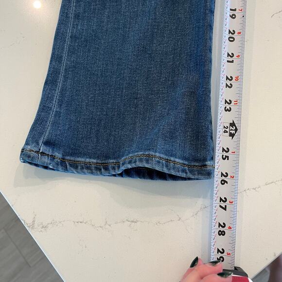 FRAME Denim Le Crop Mini Boot Cut Jeans in Poe‎ Size 29 - Picture 10 of 11